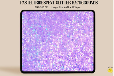 Pastel Lavender Iridescent Backgrounds