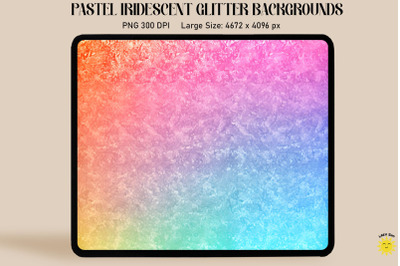 Pastel Ombre Iridescent Backgrounds