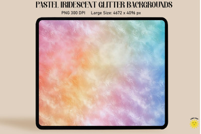 Pastel Ombre Iridescent Backgrounds