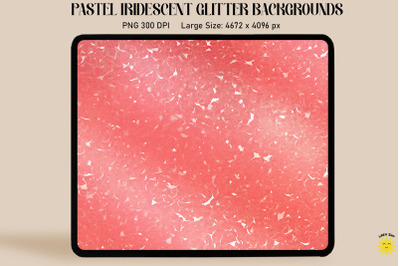 Pastel Red Iridescent Backgrounds