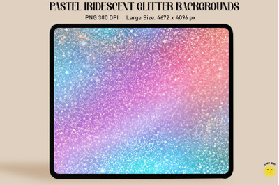 Pastel Silver Iridescent Backgrounds