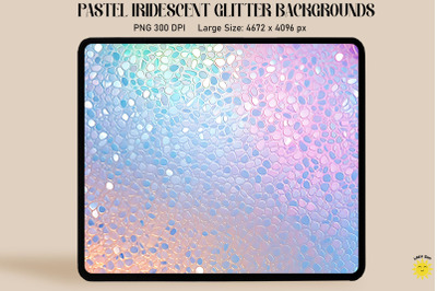 Pastel Silver Iridescent Backgrounds