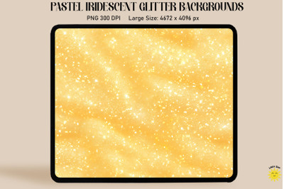 Pastel Yellow Iridescent Backgrounds