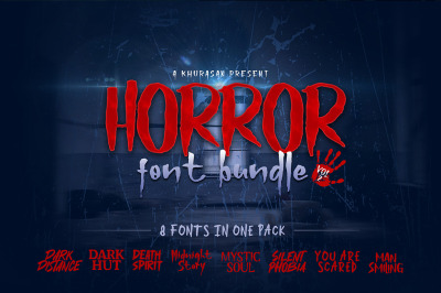Horror Font Bundle Vol2