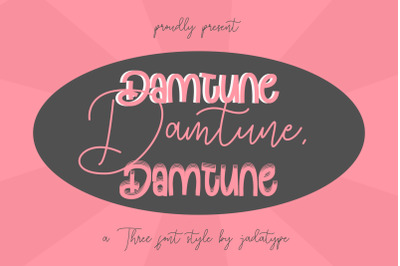 Damtune Font - Trio