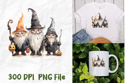 Halloween Spooky Pumpkin Gnomes