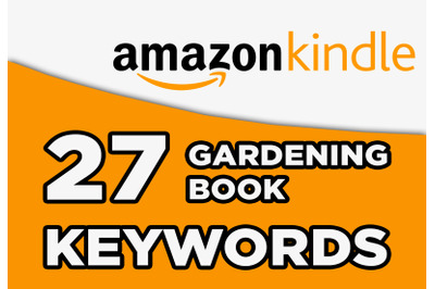 Gardening book kdp keywords