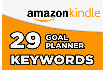 Goal planner kdp keywords