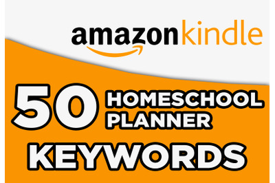 Homeschool planner kdp keywords