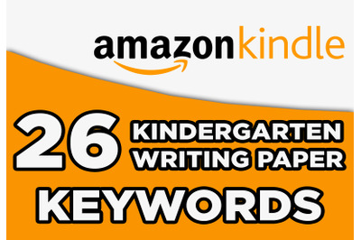 Kindergarten writing paper kdp keywords