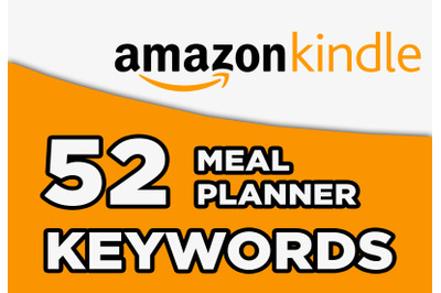 Meal planner kdp keywords
