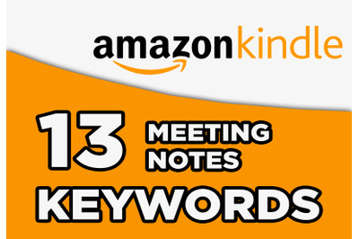 Meeting notes kdp keywords