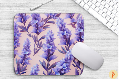 Romantic Lavender Flowers Pattern Art