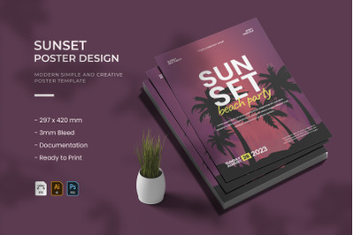 Sunset - Poster