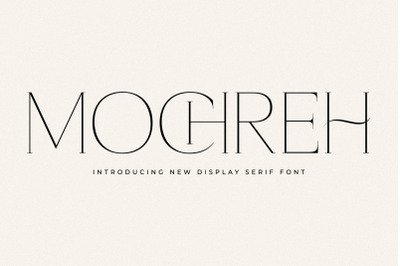 Mochreh Typeface