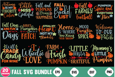 Fall Svg Bundle