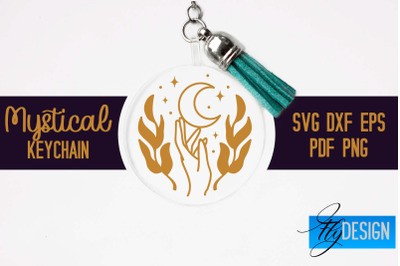 Mystical Keychain SVG | Witch Svg&nbsp;Design