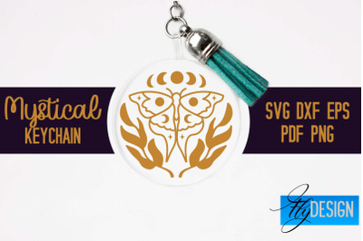 Mystical Keychain SVG | Witch Svg&nbsp;Design