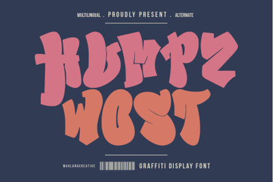 Humpz Wost Graffiti Display Font