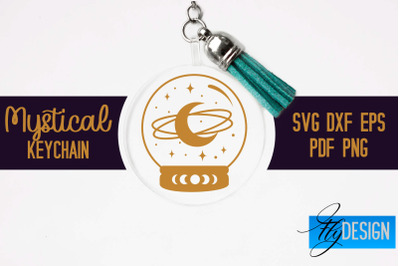 Mystical Keychain SVG | Witch Svg&nbsp;Design