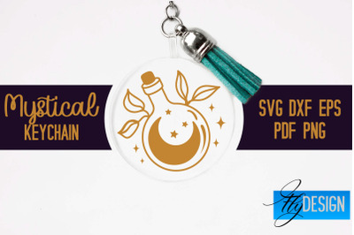 Mystical Keychain SVG | Witch Svg&nbsp;Design