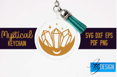 Mystical Keychain SVG | Witch Svg&nbsp;Design