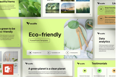 Eco-friendly PowerPoint Template