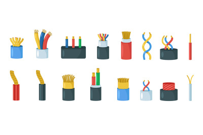 Electric cable isolation. Wiring circuit and power supply, electric co