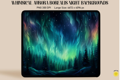 Beautiful Aurora Borealis Night