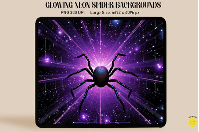 Pixelated Spider In Space