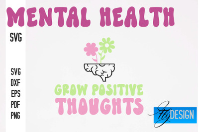 Mental health SVG Design | Funny Quotes SVG Design