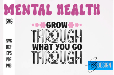 Mental health SVG Design | Funny Quotes SVG Design