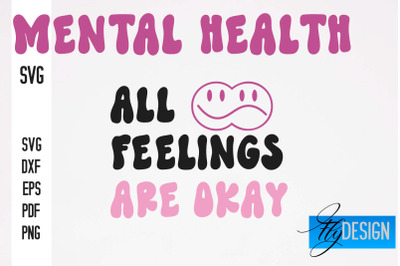 Mental health SVG Design | Funny Quotes SVG Design