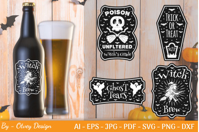 Halloween Spooky Label | Witch Potion