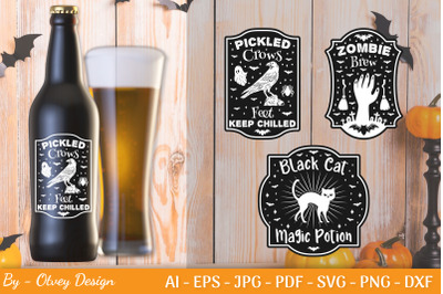 Halloween Spooky Label | Witch Potion