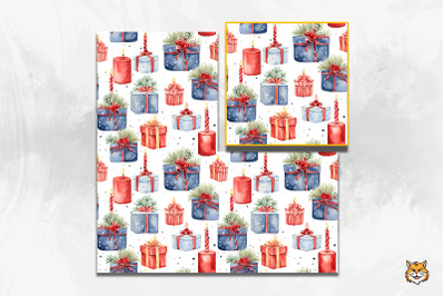Gift Box Seamless Pattern 3