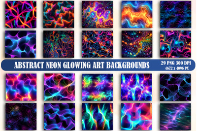 Abstract Neon Art Bundle-20 Designs-231013