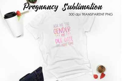 Pregnancy Sublimation | T-shirt Design | Baby Time Design