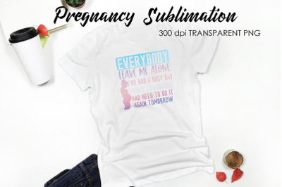 Pregnancy Sublimation | T-shirt Design | Baby Time Design