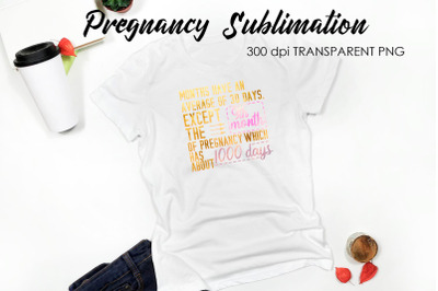 Pregnancy Sublimation | T-shirt Design | Baby Time Design