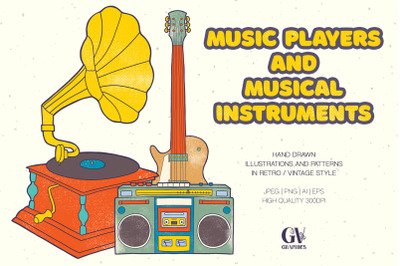 Music players and Musical Instruments Collection