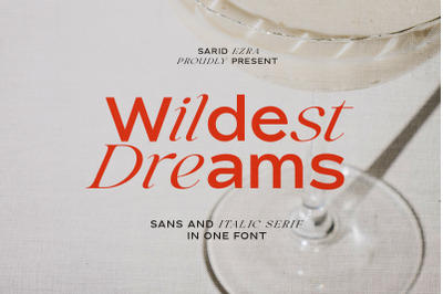 Wildest Dreams - Display Font