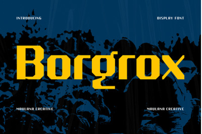 Borgrox Display Font