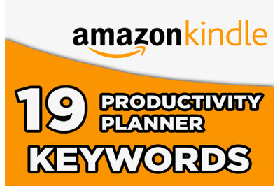 Productivity planner kdp keywords