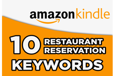 Restaurant reservation book kdp keywords
