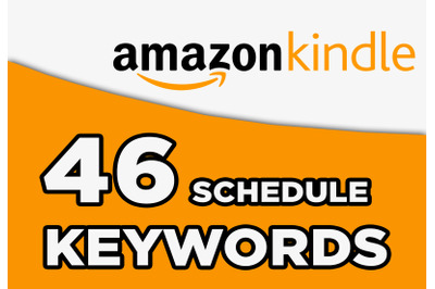 Schedule kdp keyword list