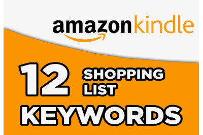 Shopping list kdp keywords