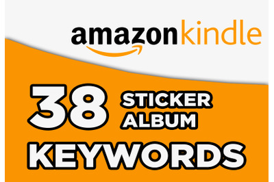 Sticker album kdp keywords