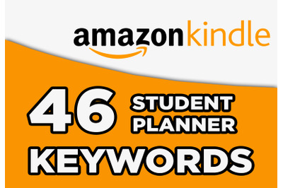Student planner kdp keyword list