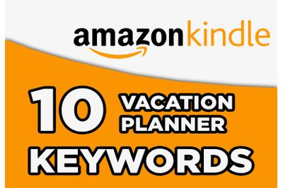 Vacation planner kdp keyword table